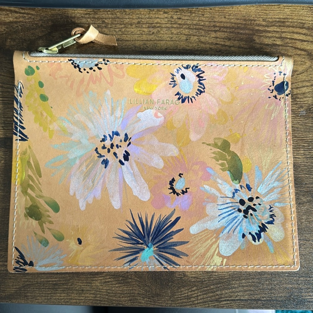 Lilian Farag Floral Clutch